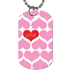 One Love Dog Tag (one Sided)