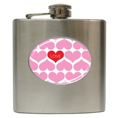 One Love Hip Flask by Kathrinlegg