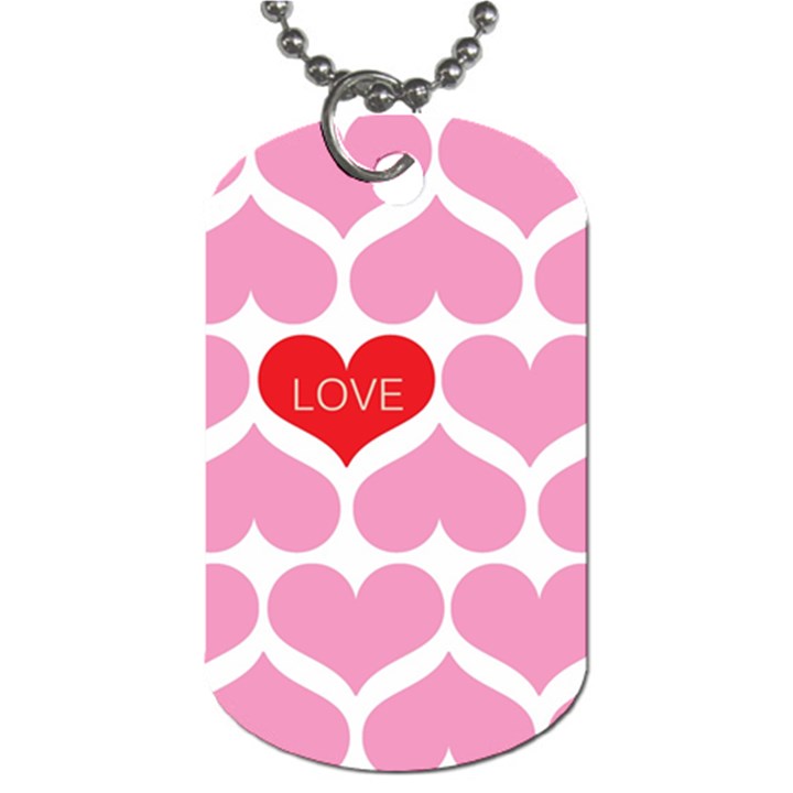 One Love Dog Tag (Two-sided) 