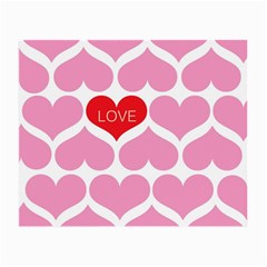 One Love Glasses Cloth (small, Two Sided) by Kathrinlegg