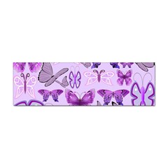 Purple Awareness Butterflies Bumper Sticker by FunWithFibro