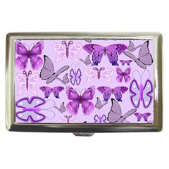 Purple Awareness Butterflies Cigarette Money Case