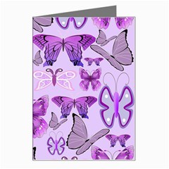 Purple Awareness Butterflies Greeting Card