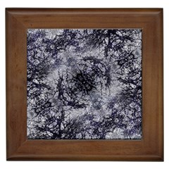 Nature Collage Print  Framed Ceramic Tile by dflcprints