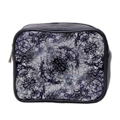 Nature Collage Print  Mini Travel Toiletry Bag (two Sides)