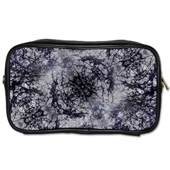 Nature Collage Print  Travel Toiletry Bag (one Side) by dflcprints