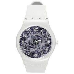 Nature Collage Print  Plastic Sport Watch (medium)