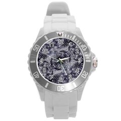 Nature Collage Print  Plastic Sport Watch (large)