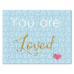 You Are Loved Jigsaw Puzzle (rectangular) by Kathrinlegg