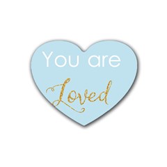 You Are Loved Heart Coaster (4 Pack)