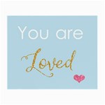 You are Loved Glasses Cloth (Small, Two Sides) Back