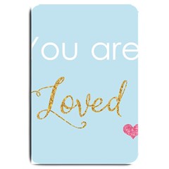 You Are Loved Large Doormat by Kathrinlegg