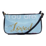 You are Loved Shoulder Clutch Bag Front