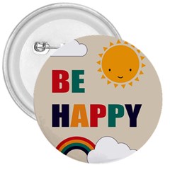 Be Happy 3  Button