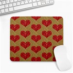 Sparkle Heart  Large Mouse Pad (Rectangle) Front