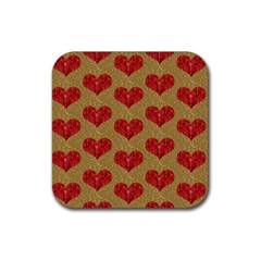 Sparkle Heart  Drink Coaster (square) by Kathrinlegg