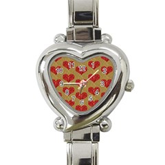 Sparkle Heart  Heart Italian Charm Watch  by Kathrinlegg