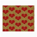 Sparkle Heart  Glasses Cloth (Small, Two Sided) Front