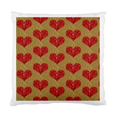 Sparkle Heart  Cushion Case (two Sided)  by Kathrinlegg