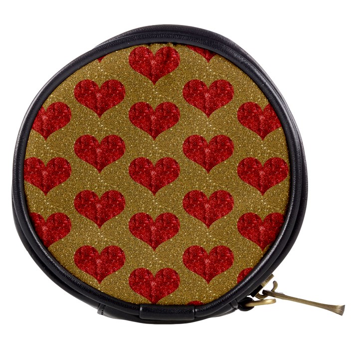 Sparkle Heart  Mini Makeup Case