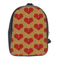 Sparkle Heart  School Bag (large) by Kathrinlegg