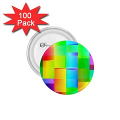 Colorful Gradient Shapes 1 75  Button (100 Pack)  by LalyLauraFLM