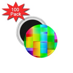 Colorful Gradient Shapes 1 75  Magnet (100 Pack) 