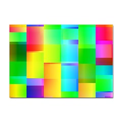 Colorful Gradient Shapes Sticker A4 (100 Pack)