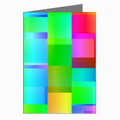 Colorful Gradient Shapes Greeting Cards (pkg Of 8) by LalyLauraFLM