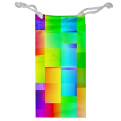 Colorful Gradient Shapes Jewelry Bag