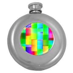 Colorful Gradient Shapes Hip Flask (5 Oz)