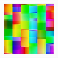 Colorful Gradient Shapes Glasses Cloth (medium, Two Sides)