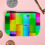 Colorful gradient shapes Mini Coin Purse Front