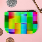 Colorful gradient shapes Mini Coin Purse Back