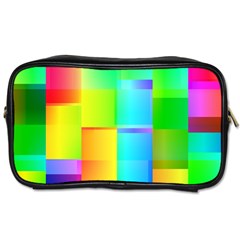 Colorful Gradient Shapes Toiletries Bag (two Sides)