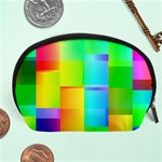 Colorful gradient shapes Accessory Pouch Front