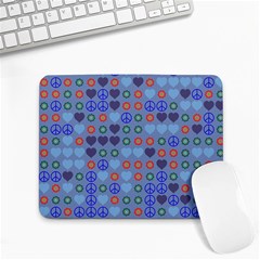 Peace And Love Small Mousepad