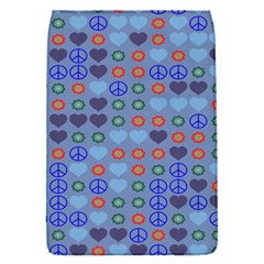 Peace And Love Removable Flap Cover (small) by LalyLauraFLM