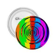 Rainbow Test Pattern 2 25  Button by StuffOrSomething