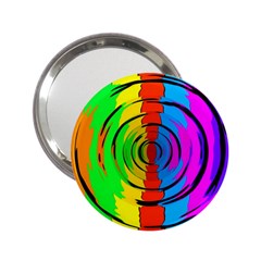 Rainbow Test Pattern Handbag Mirror (2 25 )