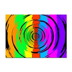 Rainbow Test Pattern A4 Sticker 100 Pack