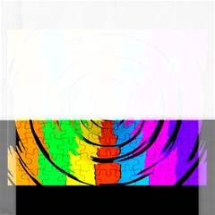 Rainbow Test Pattern Jigsaw Puzzle (rectangle) by StuffOrSomething