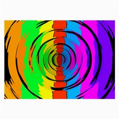 Rainbow Test Pattern Glasses Cloth (large)