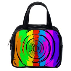 Rainbow Test Pattern Classic Handbag (one Side)