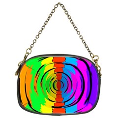 Rainbow Test Pattern Chain Purse (one Side)