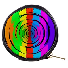 Rainbow Test Pattern Mini Makeup Case