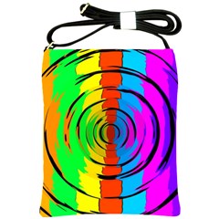 Rainbow Test Pattern Shoulder Sling Bag