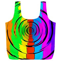 Rainbow Test Pattern Reusable Bag (xl) by StuffOrSomething