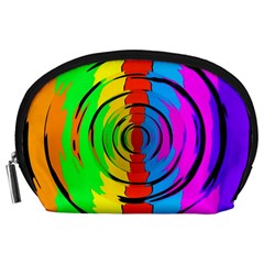 Rainbow Test Pattern Accessory Pouch (large)