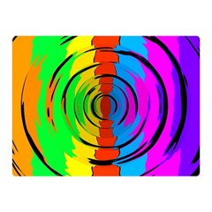 Rainbow Test Pattern Double Sided Flano Blanket (mini)